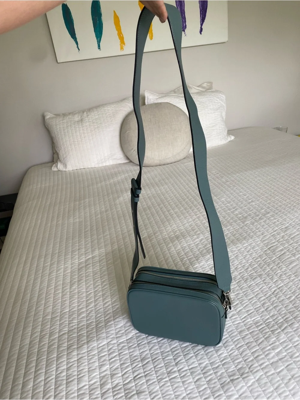 Leatherology Meadow Double Zip Camera Bag in Dusk - Picture 10 of 10
